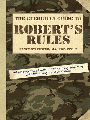 cover image of The Guerrilla Guide to Robert's Rules